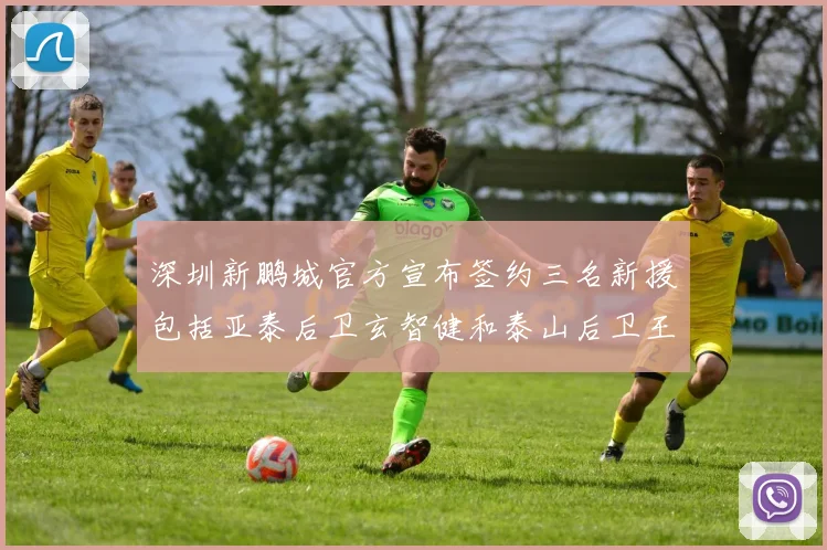 深圳新鹏城官方宣布签约三名新援包括亚泰后卫玄智健和泰山后卫王昱衡